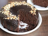 Eggless Ragi Chocolate Cake in Cooker