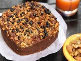 Eggless Whole Wheat Jaggery Fruit Cake | Christmas Cake