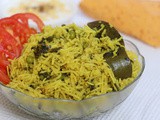 Methi Matar Pulao in Rice Cooker