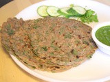 Singhare Atta Cheela - Vrat ka Khana