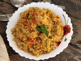 Vegetable Dalia Pulao | Weight Loss Recipe