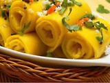 Khandvi: Chickpea Rolls