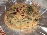 Bathua aur lahsun ka paratha