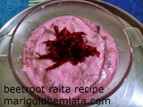 Beetroot raita/chukander ka raita