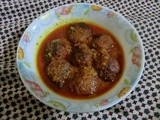 Cabbage kofta curry