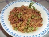 Cauliflower keema with green peas