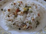 Corn and pea pulao