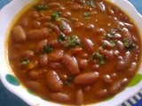 No onion rajma masala