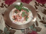 Onion raita