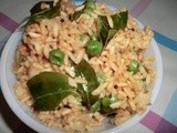 Poha with puffed rice /मुरमुरा पोहा