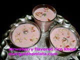 Strawberry flavored rice kheer recipe/ स्ट्रॉबेरी के फ्लेवर युक्त चावल की खीर