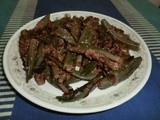 Stuffed bhindi