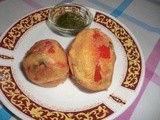 Stuffed tomato bonda