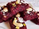 Beetroot Barfi / Chukandar ki Burfi