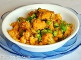 Cauliflower with Green Peas Stir Fry