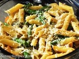 Fresh Asparagus & Cheese Pasta