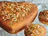 Mawa Cake / Irani Mawa Cake with Cardamom and Roses