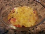 1 Minute Microwave Masala Omelette