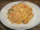 Achari Pulao with Vegetables and Soya
