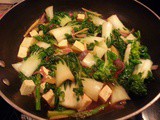 Baby Bok Choy and Tofu in Sweet and Sour Sauce