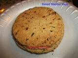 Baked Maddur Vada / Savory Onion Crackers