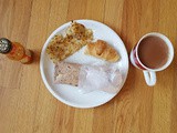 Breakfast Egg Burrito with Hash Browns