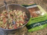 Chanajor Salad / Flatten black chickpea salad