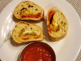 Eggplant Parmigiana Stromboli