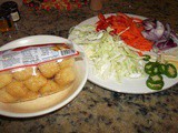 Jalapenos Stir Fried Tofu Puffs with Noodles