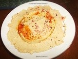 Maze Platter My Way - Sundried tomato hummus and Baba Ganoush with homemade pita chips