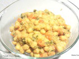 No Ginger Garlic or Tomato Chana Masala