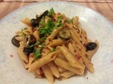 Penne Pasta  in Jalapenos Cream Sauce