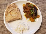 Seitan  Beef  and Potato curry