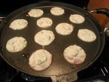 Uttapam balls in Garlic Pepper Rasam