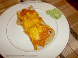 Vegetable Enchiladas with Pumpkin Sauce #UCRecipe