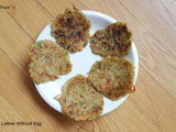 Vegetable Latkes Without Egg