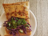 Veggie Sammies with Peanut butter Satay Sauce