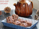 Eggless Choco-Chip Cupcakes (Micro)