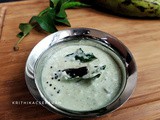 Raw banana raita