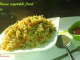 Chinese vegetable fried rice