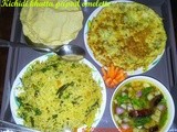 Kichidi-khatta-papad-omelet-Hyderabad Breakfast brunch