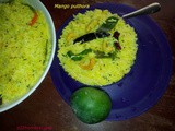 Mango pulihora(Mango rice)