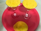 Mango sago pudding