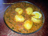 Tomato egg methi masala