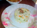 Vegetable biryani -(no garlic and onion)