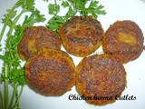 Chicken Keema Cutlets / Chicken burger cutlets