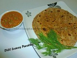 Dill Leaves Paratha