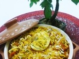 Egg Biryani / Anda Biryani / Hyderabadi Dum Anda Biryani