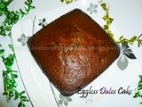 Eggless Dates Cake