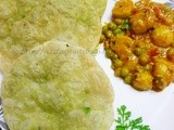 Green Peas Kachori with Spicy Dum Aloo